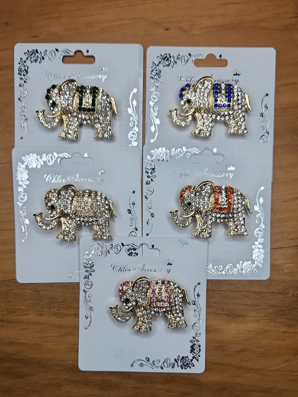 Elephant Brooch, PRICE IS FOR ONE, CHOOSE YOUR COLOR